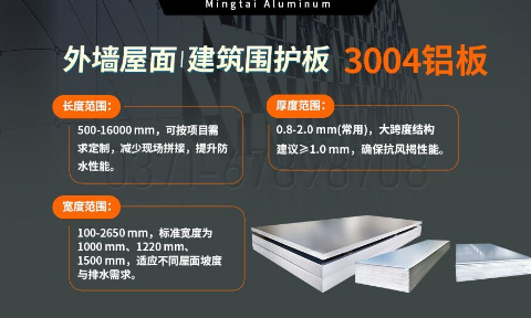 AL3004鋁卷_外墻屋面、建筑圍護板用3004-H24鋁合金板 3系鋁鎂錳板-3004寬幅鋁板
